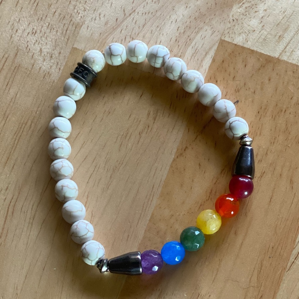 Rainbow 🌈 PRIDE beaded bracelet
